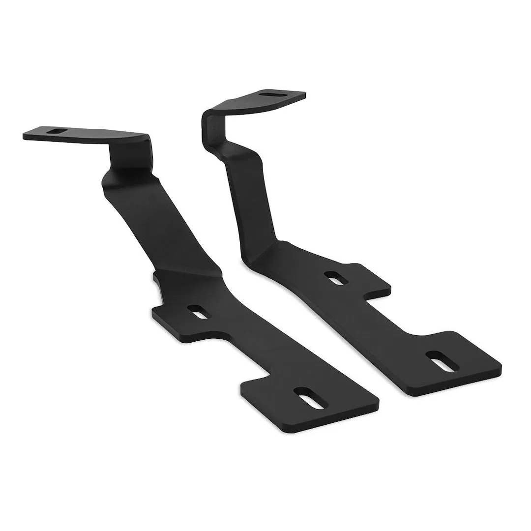 46717 – RIGID IND Driving/ Fog Light Mounting Bracket, Bolt-On Powder Coated Mounts One Light Black Stainless Steel S...